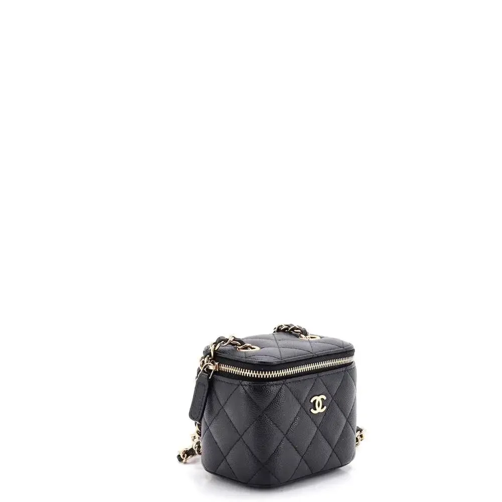 Chanel Classic Vanity Case With Chain #258303C40B